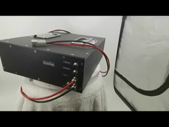 Batería de hierro de litio de carga rápida LFP 48V 50Ah para AGV de logística de almacén