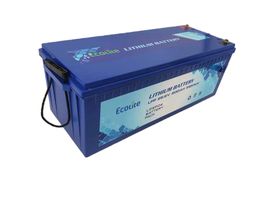 24V 200Ah LiFePO4 Batería de litio ciclo profundo para caravanas de caravanas casas de barcos al aire libre