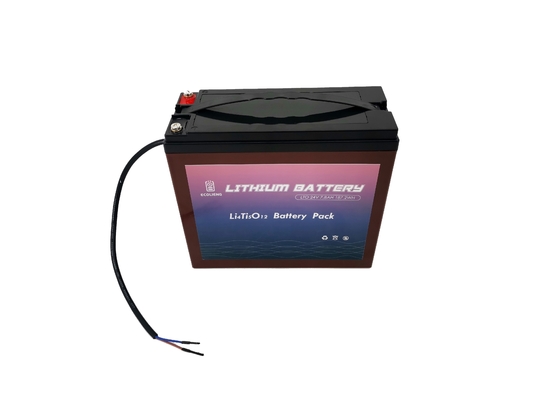 Paquete de baterías LTO de titanato de litio de 24V / 7,8Ah para rastreador solar / puerta eléctrica