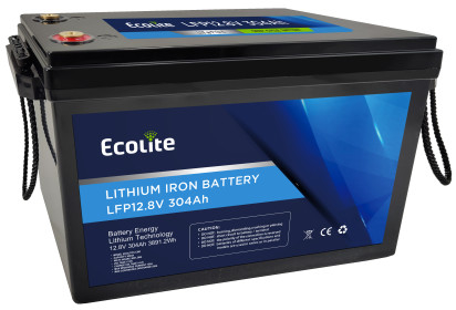 LFP12-300 Batería de hierro y litio LiFePO4 de 12,8V 304Ah