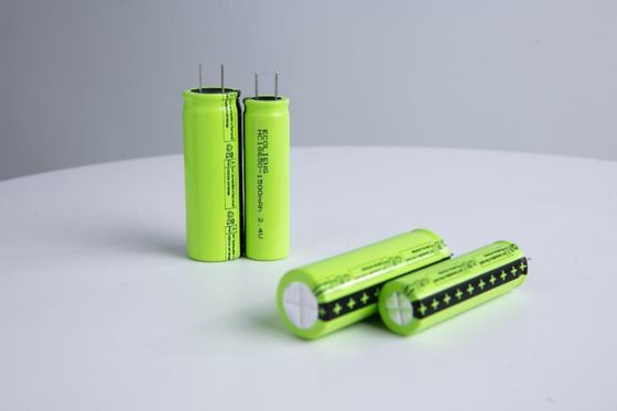 18650 Batería de iones de litio LTO 2.4V 1500mAh con tiempo de vida de ciclo alto