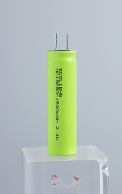 18650 Batería de iones de litio LTO 2.4V 1500mAh con tiempo de vida de ciclo alto