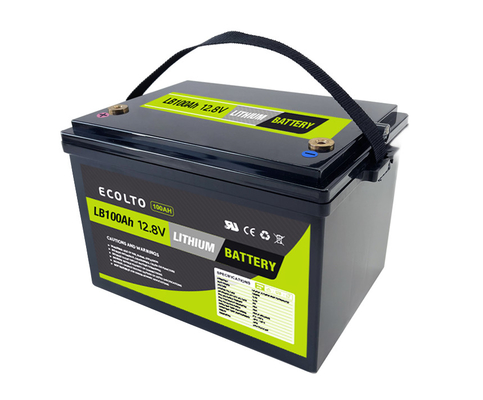 Corriente de carga máxima 100A 12V 100Ah LiFePO4 Batería de litio confiable