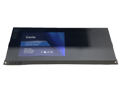 12.8V 110Ah LiFePO4 Batería de Fósfato de Hierro de Litio 12V Batería de RV de bajo peso