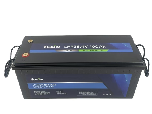 LFP LiFePO4 Batería de litio 38.4V 100Ah Baterías de litio fosfato de hierro Bluetooth