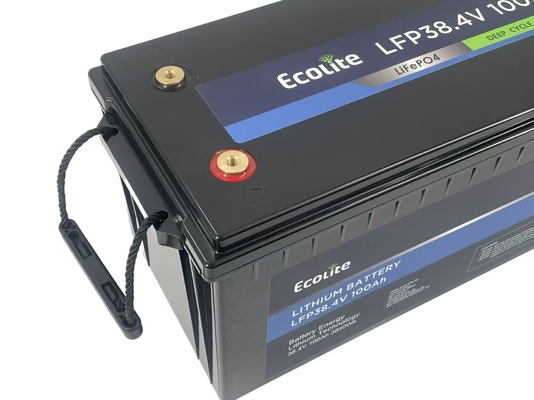 LFP LiFePO4 Batería de litio 38.4V 100Ah Baterías de litio fosfato de hierro Bluetooth