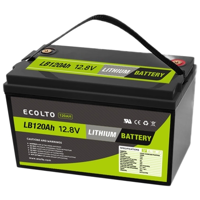 Batería de litio 12V 120Ah LiFePO4 con fuente de alimentación portátil de alta corriente de descarga BMS