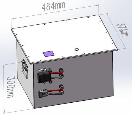 LFP72-100 76.8V 100Ah Batería de LiFePO4 de Fósfato de Hierro y Litio