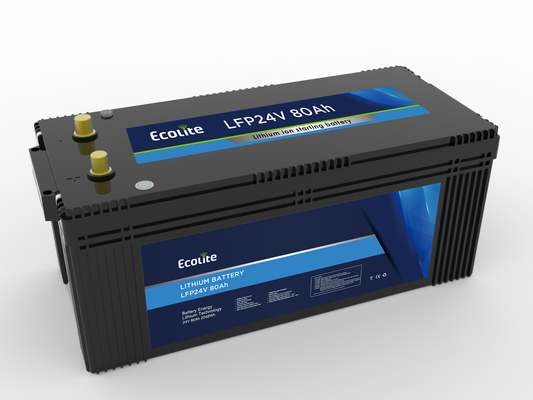 LFP 24V 80Ah Parking de camión Aire acondicionado Experto en batería de arranque Más seguro y estable para instalar
