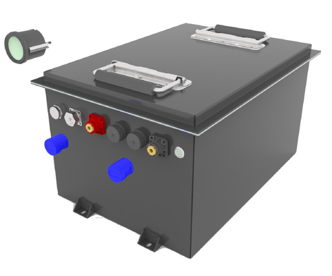 51.2V 105Ah LFP Batería de energía de litio hierro fosfato para AGV carretillas elevadoras botes de golf carros