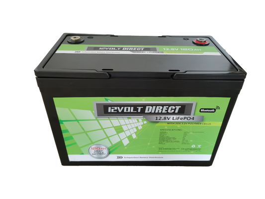 Almacenamiento de energía para el hogar recargable Solar RV Marine 12V 100Ah 120Ah 200Ah Batería de iones de litio LiFePO4