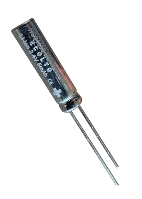 2.4V 5mAh Celular de batería recargable de titanato de litio para instrumentos de precisión