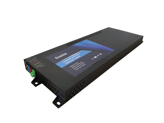 12.8V 110Ah LiFePO4 Batería de línea delgada 1408Wh Batería de litio integrada BMS para energía de respaldo