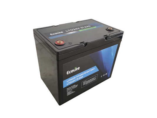 Batería de titanato de litio de alta energía LTO 24V 31.2Ah Vida útil del ciclo 10000 Para descarga a baja temperatura