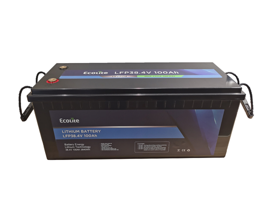 LFP LiFePO4 Batería de litio 38.4V 100Ah 3840Wh Baterías de litio fosfato de hierro con BMS