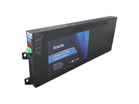 Batería de LiFePO4 ligera 12V 110Ah con pantalla LED