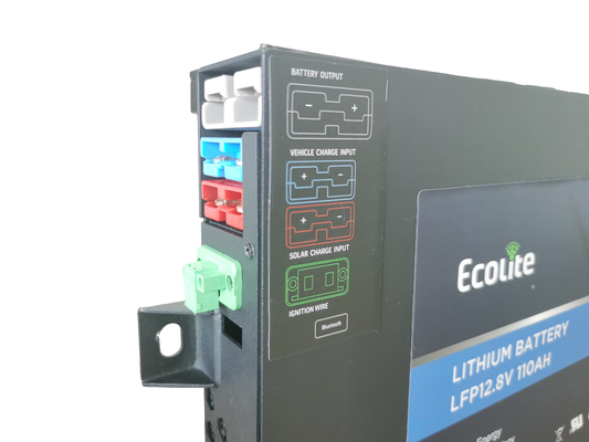 Batería de LiFePO4 ligera 12V 110Ah con pantalla LED