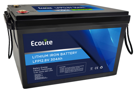 LFP12-300 12.8V 304Ah Batería LiFePO4 de carga rápida de fosfato de hierro y litio