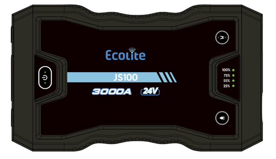 JS100 Entrada de corriente continua 25.9V 6Ah Para motocicletas ATVs Baterías de litio y ciclo profundo