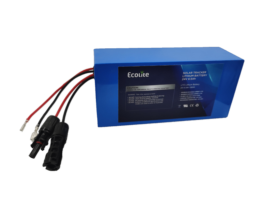 25.6V 6.5Ah 156Wh Batería de titanato de litio para sistema de seguimiento solar