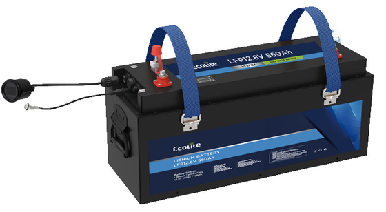 Excelente rendimiento del ciclo 12V560Ah Lifepo4 Batería de almacenamiento de energía Batería para barco de marina