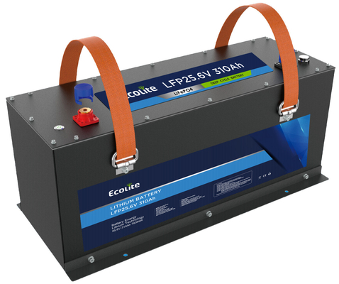 ECOLITE 25.6V 314Ah 8038Wh batería de litio de carga rápida para la energía de respaldo de caravana de RV