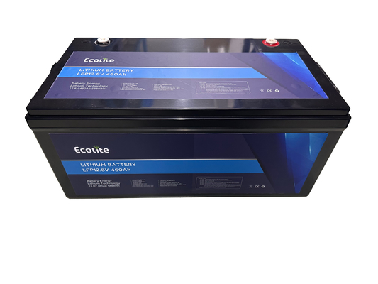 ECOLITE Alta densidad de energía 12.8V 460Ah RV marina Batería de litio de energía de respaldo