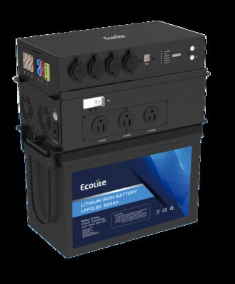 Potencia superior 12.8V 300Ah Batería de litio de RV de alta capacidad para energía inarrollable al aire libre y RV