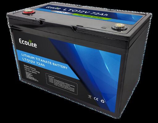 Batería LTO de alta calidad 12V 72Ah para herramientas industriales de respaldo de emergencia de AGV